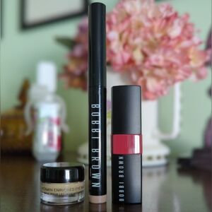Bobbi Brown Makeup Set Lipstick Eyeshadow and Primer